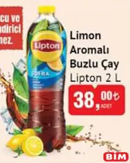 LİPTON ICE TEA LİMON AROMALI BUZLU ÇAY 2 L